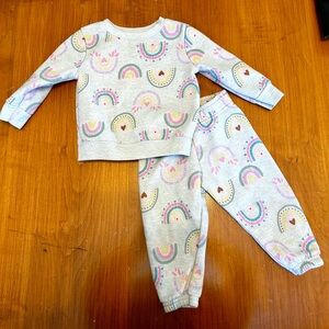 Garanimals 🌈Rainbow Sweatsuit Set 12M